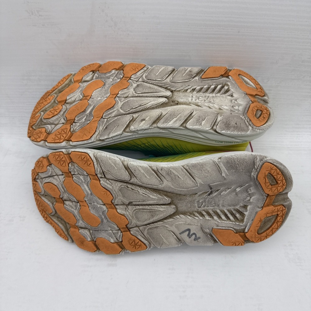 Hoka One One Rincon 3 Mens 11.5D Shoes Green Yellow Running Sneaker 1119395 CEPR - Picture 9 of 16